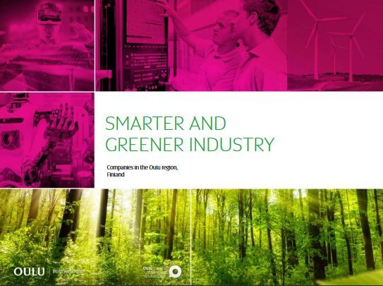 Smarter & Greener Industry Oulu –katalogiin mukaan