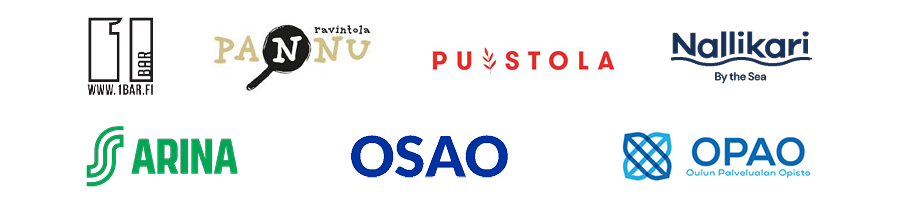 Mukana olevien yritysten ja organisaatioiden logot