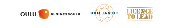 BusinessOulu, Briljantit ja Licence to Lead logot