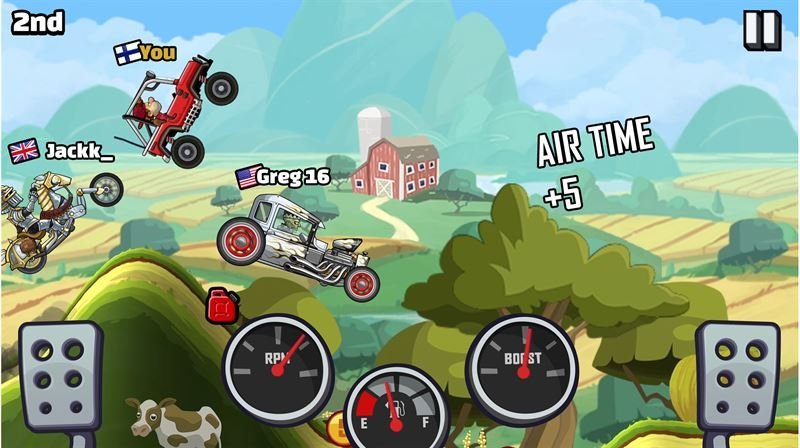Fingersoftin Hill Climb Racing 2 julkaistiin Facebook Gaming -pilvialustalla