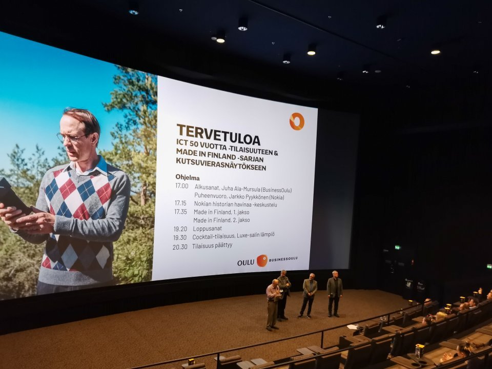Oulussa juhlittiin ICT-alan 50-vuotista taivalta Made in Finland -sarjan kutsuvierasnäytöksellä