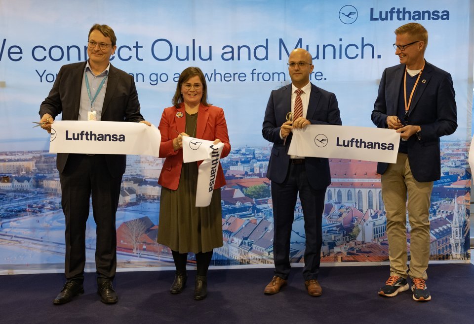 🇫🇮  Lufthansa’s first flight landed in Oulu